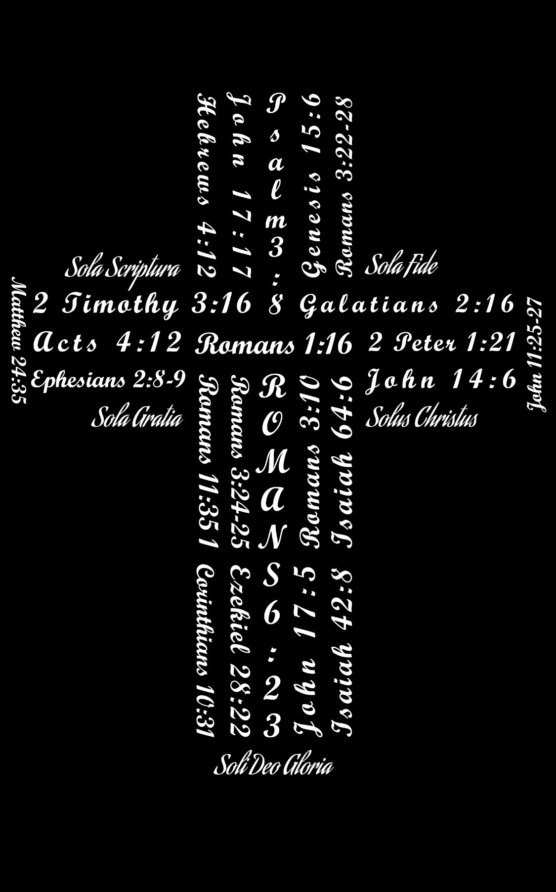 White/Black Sola Cross T-Shirt