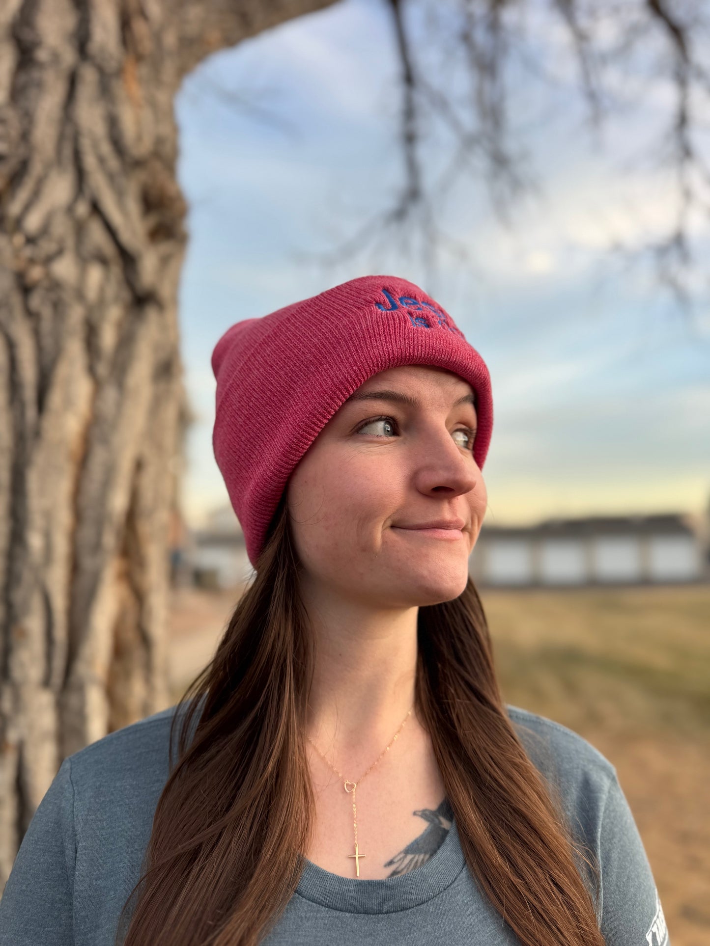 Pink/Blue Taco Toques (Jesus Is YHWH)