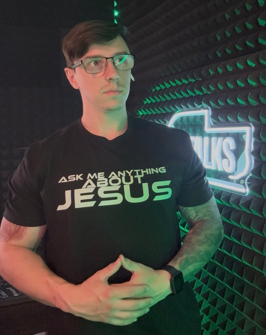 AMAA Jesus Shirt w/ QR Code on Back