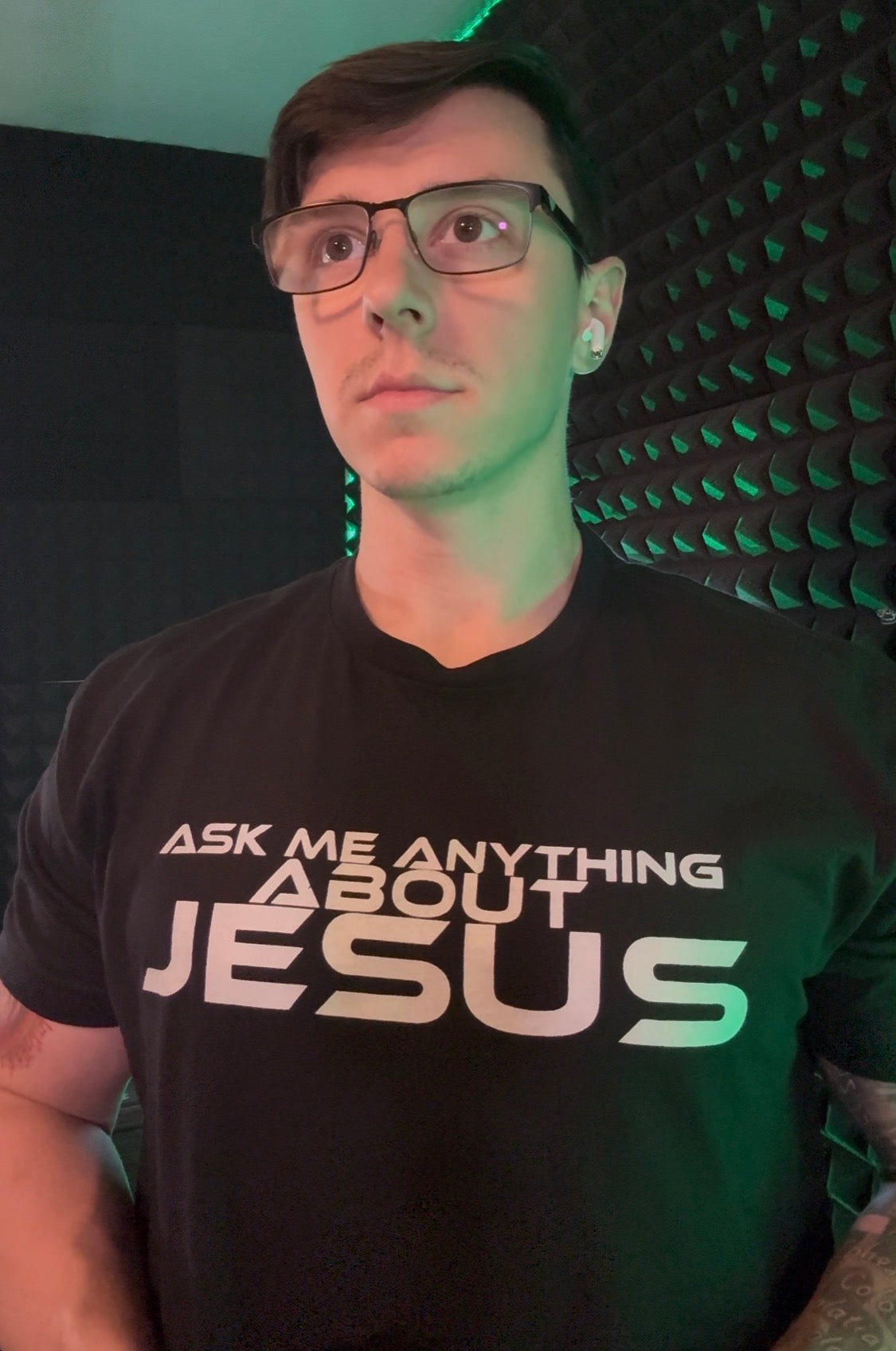 AMAA Jesus Shirt w/ QR Code on Back
