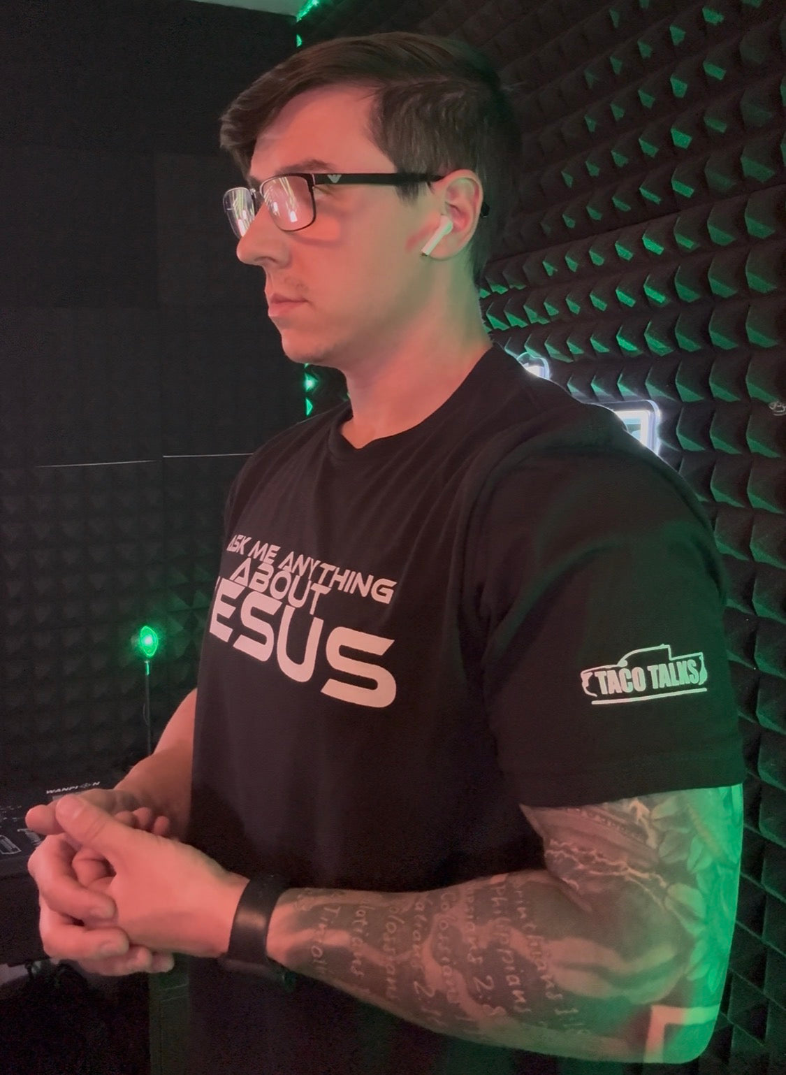 AMAA Jesus Shirt w/ QR Code on Back