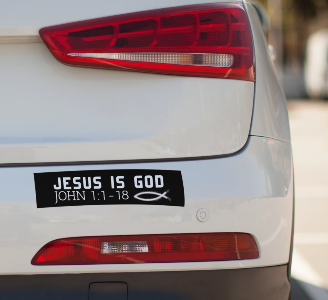 Jesus Is God Bumper Sticker